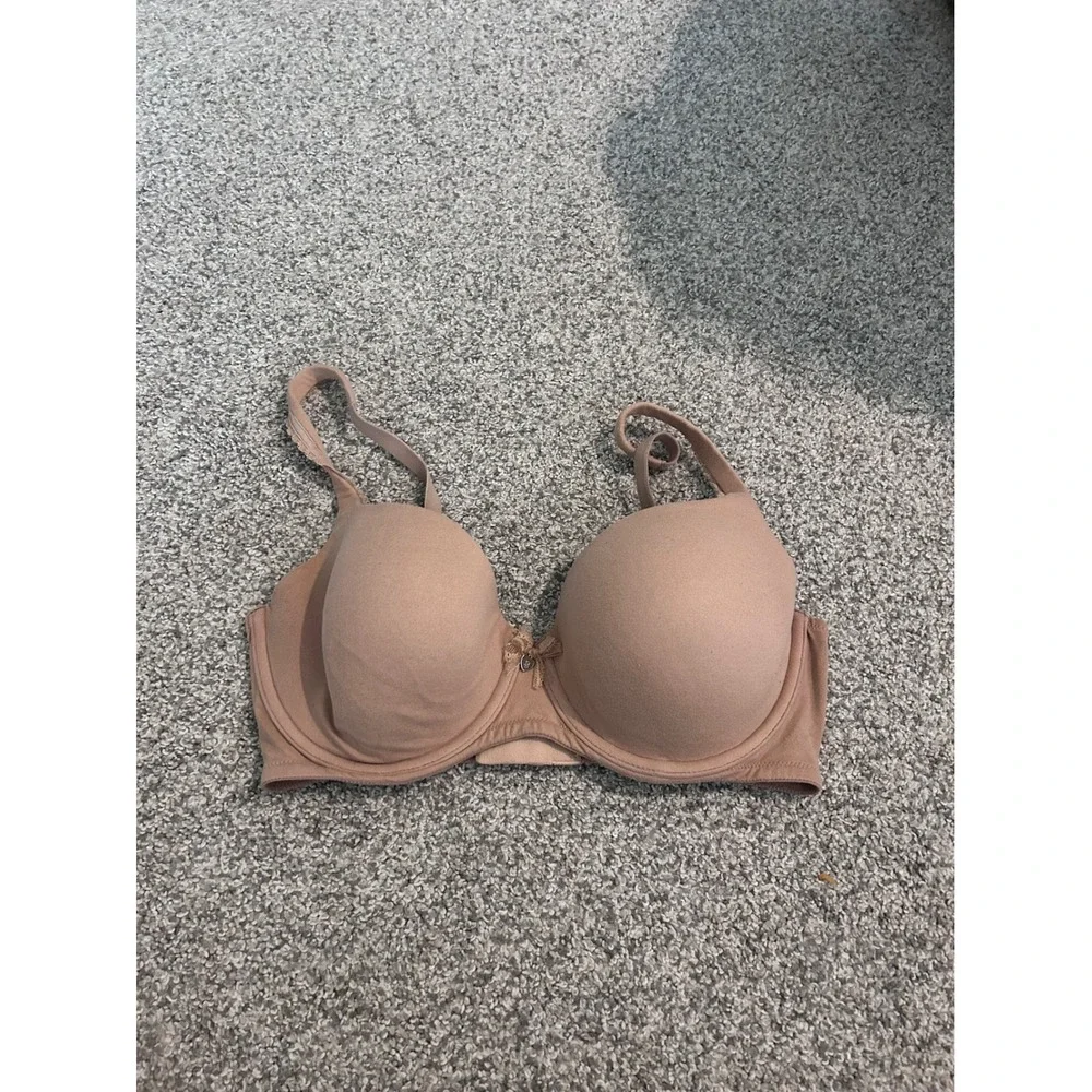 Victoria's Secret Body by Victoria‎ Lined Demi Bra Tan Nude 36D Underwire 70817